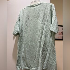 Men’s a.lab light green short sleeve t-shirt w/ pizza chest embroidery, size M.